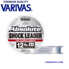 Флюорокарбон Varivas Absolute Shock Reader VSP Fluoro диаметр 0,235мм размотка 30м прозрачный
